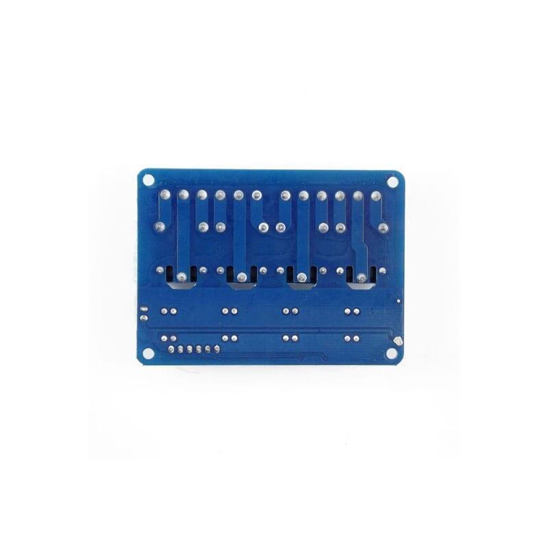Placa De 4 Canales A Relé 5v Con Optoacoplador Y Led Arduino - Imagen 2