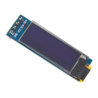 Pantalla Lcd Display I2c Spi 128x32 0.91 Blanco Oled Arduino