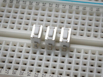 Kit 5 Micro Botón Pulsador Switch de 2 pines delgado 6mm - Imagen 2