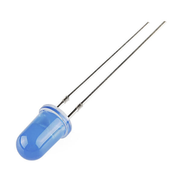 Kit 20 Unidades Led Difuso Azul 5mm, Para Arduino - Imagen 3