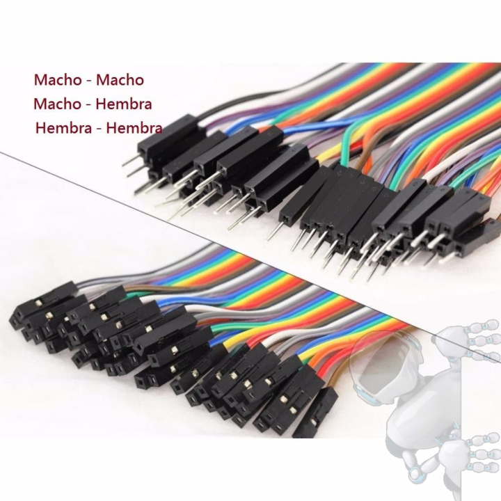 Kit 10 Cables 10 Cmt Dupont Alambres Conexión Modulos Arduino - Imagen 2