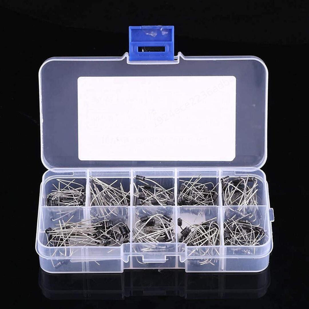 Lote Kit 200pcs Diodo 1n4003 1n4005 1n4007 1n5819 Arduino