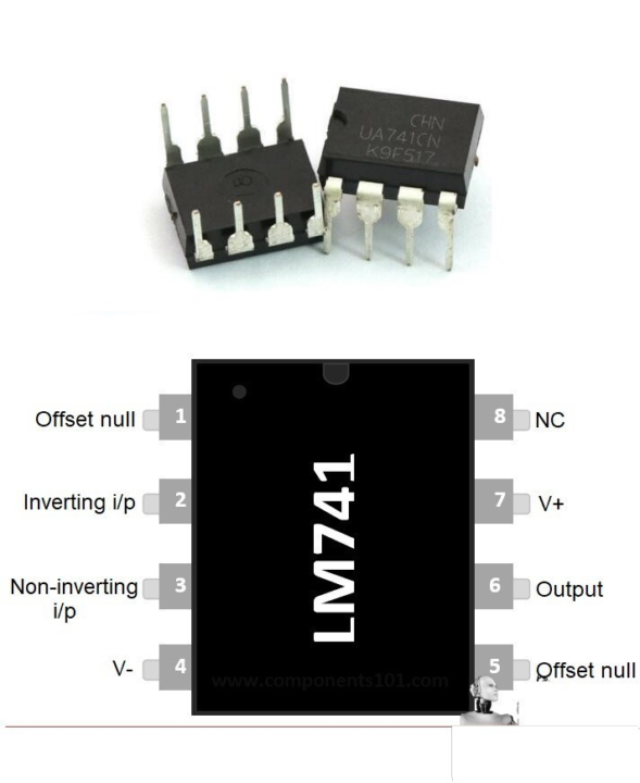 Kit 2 Amplificador Operacional LM741CN DIP-8 - Imagen 2