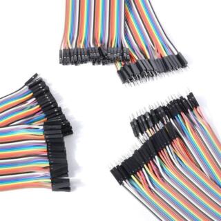 Kit 60 Jumper Dupont Ribbon Jumpers Macho Hembra 20cm