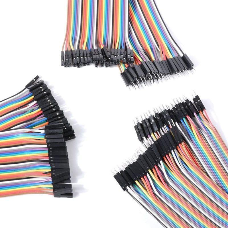 Kit 60 Jumper Dupont Ribbon Jumpers Macho Hembra 20cm