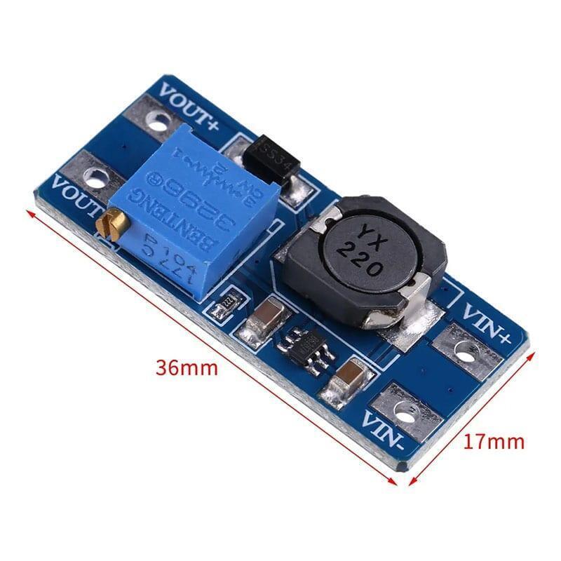 Mt3608 Dc-dc Modulo Elevador Voltaje Boost 2a - Imagen 3