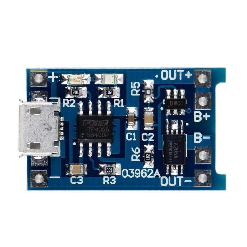 Kit 2 Módulo Cargador Batería De Litio Lipo 1a Micro Usb 5v Tp4056 - Imagen 3