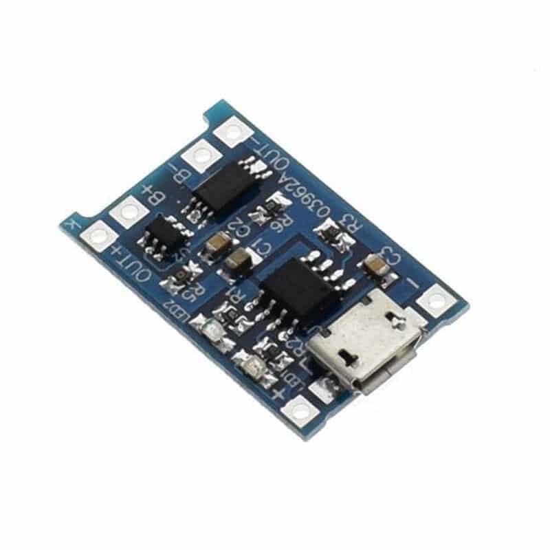 Kit 2 Módulo Cargador Batería De Litio Lipo 1a Micro Usb 5v Tp4056 - Imagen 2