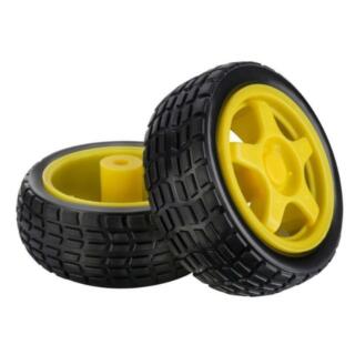 Rueda Llanta Wheel Carro Robot Diametro 67mm