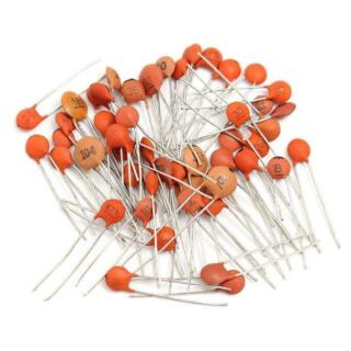 Kit De 250 Capacitores Condensadores 25 Valores Ceramicos