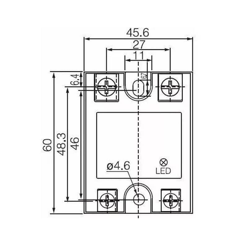 Modulo Rele Estado Solido Ssr-40 Da 40a 24-380 Vac Fotek - Imagen 6