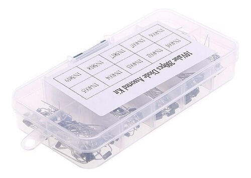 Lote Kit 200pcs Diodo 1n4003 1n4005 1n4007 1n5819 Arduino - Imagen 4
