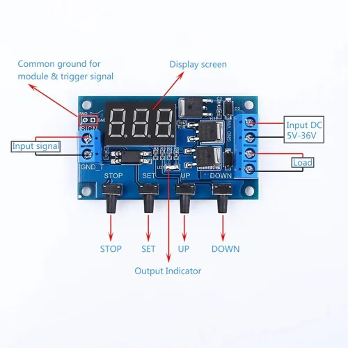Controlador Limpiador Inyectores Programable 5v A 36v 15a - Imagen 4