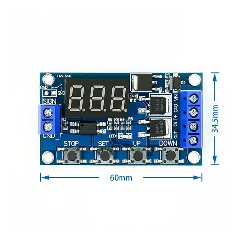Controlador Limpiador Inyectores Programable 5v A 36v 15a - Imagen 2