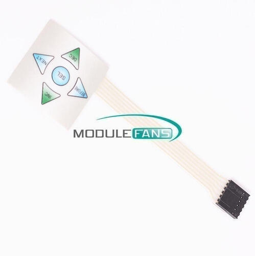 Teclado Matricial 1x5 5x1 De Membrana Para Arduino