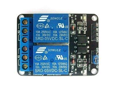 Modulo Relé De 2 Canales Salidas Optoacopladas 5V - Imagen 4