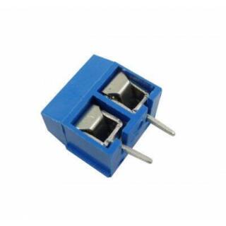 Kit 10 Conector Bloque Bornera Kf302 2 Pines Tornillo Azul