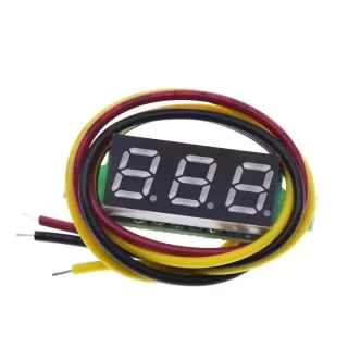 Mini Voltimetro Digital 7 Segmentos 3.5v A 30v Dc