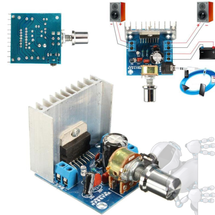Amplificador De Audio Estereo Tda7297 Canal Dual 15w Arduino - Imagen 5