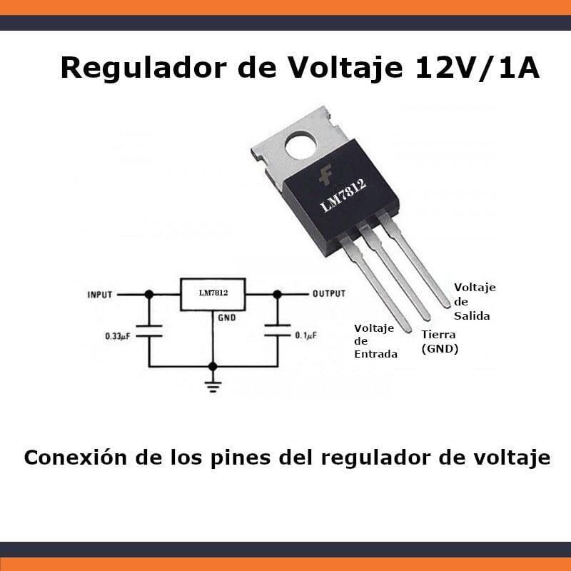 Kit 2 Regulador De Voltaje Lineal Lm7812 To-220 7812 - Imagen 3