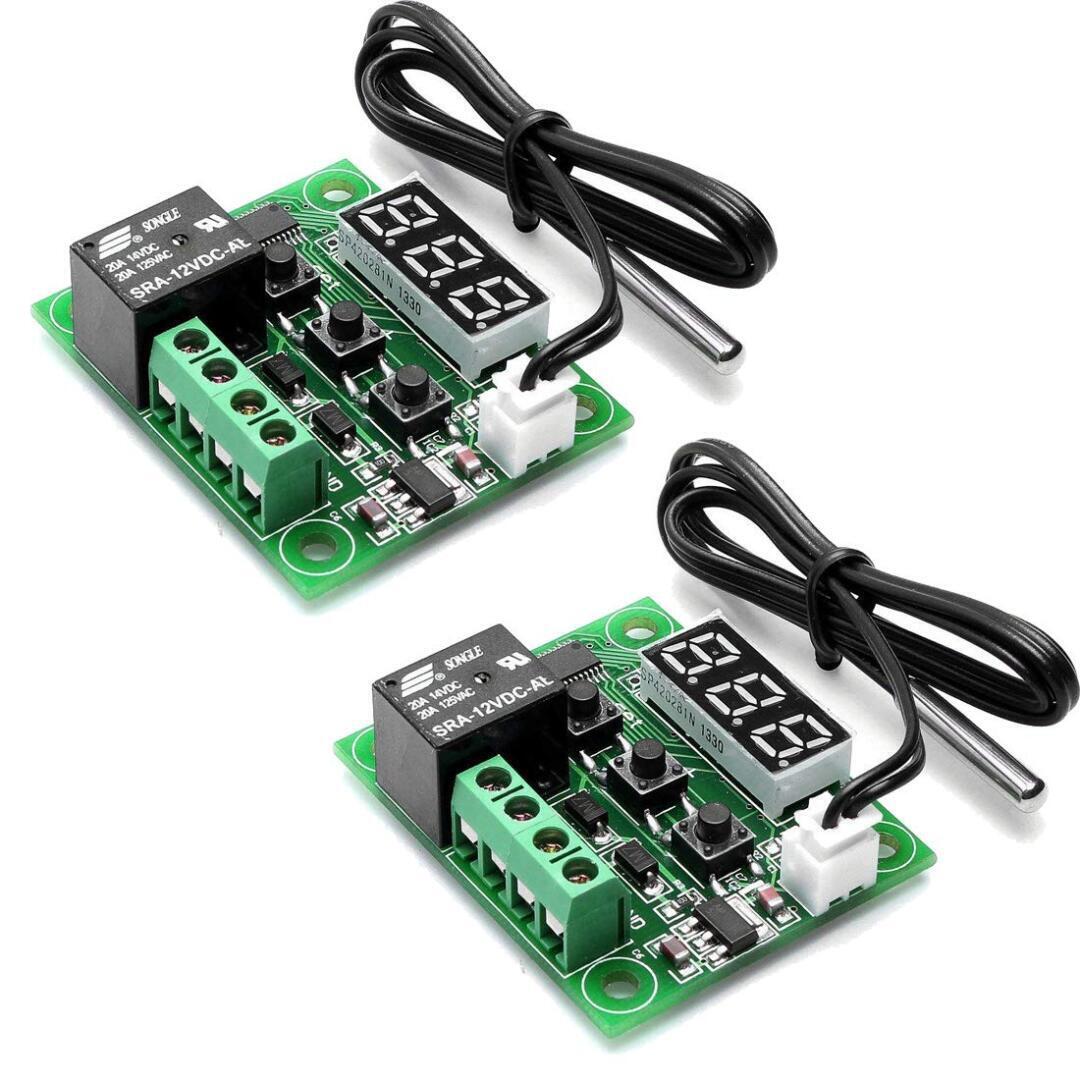 TERMOSTATO DIGITAL W1209 CONTROL TEMPERATURA INCUBADORA + FUENTE PODER - Imagen 4