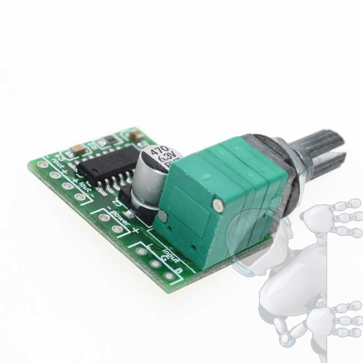 Mini Amplificador 5V con Control de Volumen PAM8403 - Imagen 3