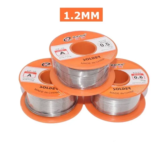 Alambre Soldadura Estaño 1.2mm 50g 63/37 Flux 2% 13.5mt - Imagen 2