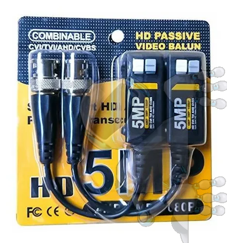 Video Balun 5mp Pasivo Hd Bnc Transceptor - Imagen 5