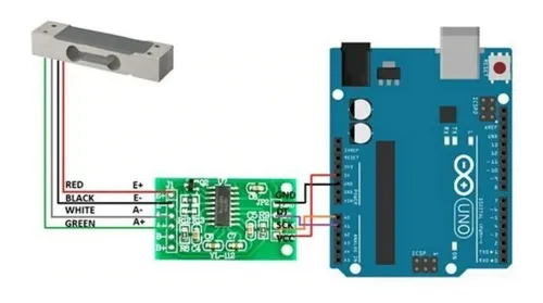 Modulo Celda De Carga 20kg 10kg Kg Conversor Hx711 Driver - Imagen 5