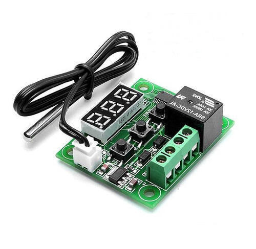 TERMOSTATO DIGITAL W1209 CONTROL TEMPERATURA INCUBADORA + FUENTE PODER - Imagen 3