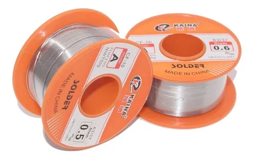Alambre Soldadura Estaño 1.2mm 50g 63/37 Flux 2% 13.5mt