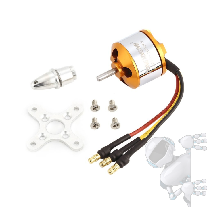 MOTOR DRONE BRUSHLESS SIN ESCOBILLAS A2212 1000KV - Imagen 4