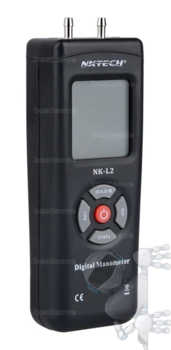 Manómetro Diferencial De Presión Aire Digital Nktech Nk-l2 - Imagen 3