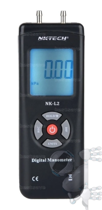 Manómetro Diferencial De Presión Aire Digital Nktech Nk-l2 - Imagen 5