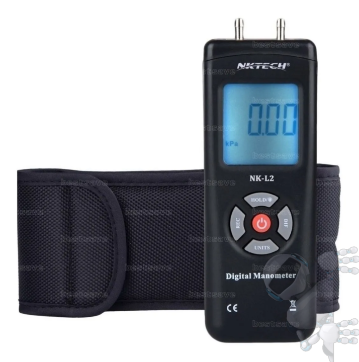 Manómetro Diferencial De Presión Aire Digital Nktech Nk-l2