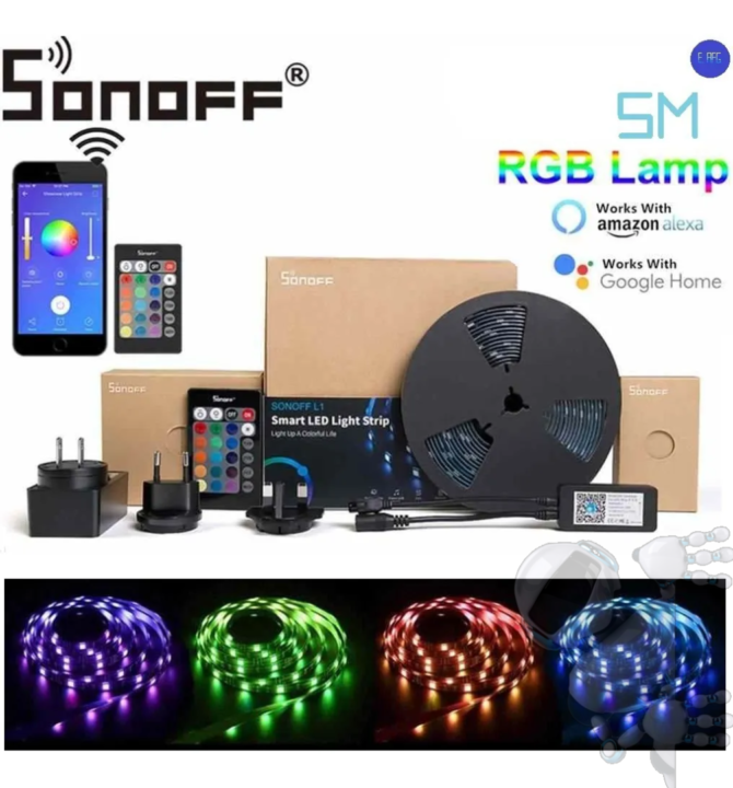 Sonoff L1 Tira Led Wifi 5m Domotica Celular Colores