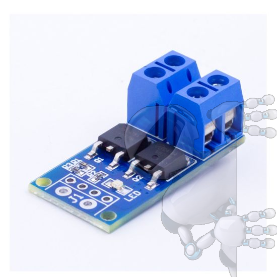 Modulo PWM 15A 400W Dual Mosfet Motor Lampara Arduino - Imagen 6