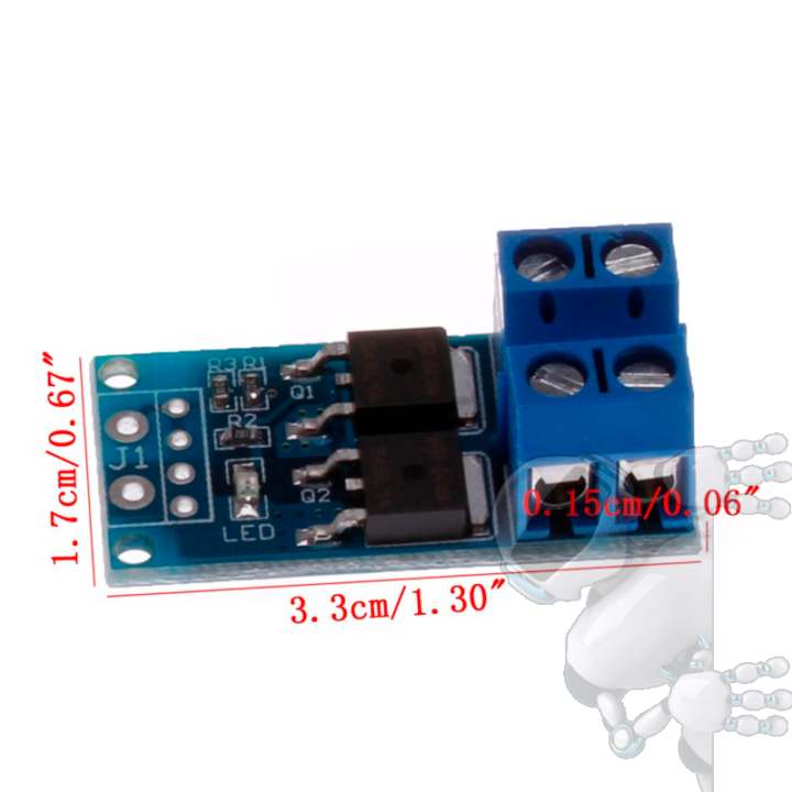 Modulo PWM 15A 400W Dual Mosfet Motor Lampara Arduino - Imagen 8