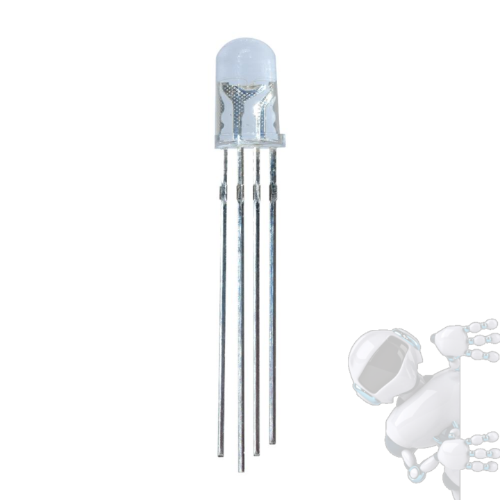 LED RGB 5MM TRICOLOR 10 UNIDADES Catodo Comun - Imagen 2