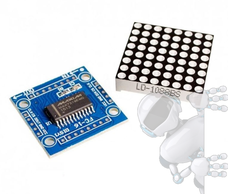 MODULO MATRIZ LED 8X8 MAX7219