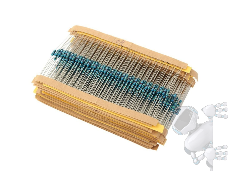 Kit 600 resistencias azules 1% 1/4 - Imagen 3
