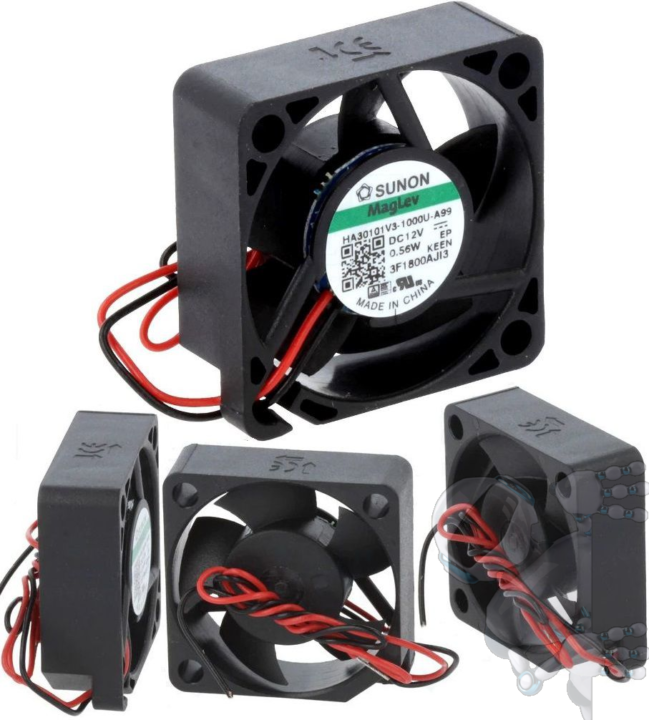 Ventilador 30x30x10MM 12V Conector JST 2.54 mm - Imagen 3