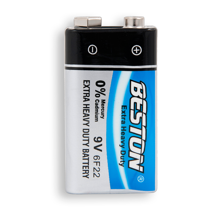 Kit 2 BATERIA 9V 6F22 CUADRADA CARBÓN BST-9V-6F22 - Imagen 3