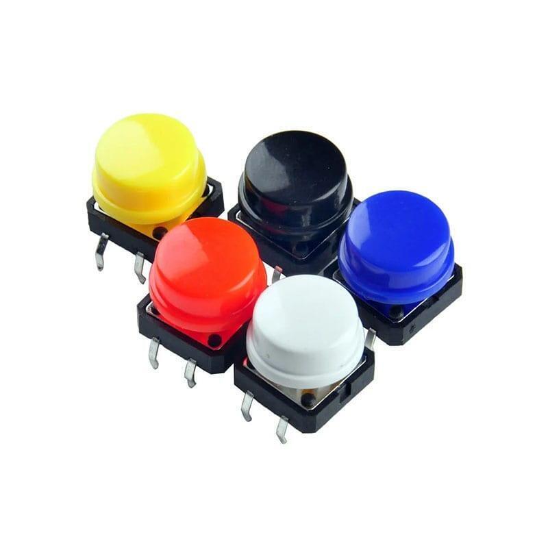 Kit 10 Boton Pulsador Grande Colores 12mmx12mm B3f-4055 - Imagen 4
