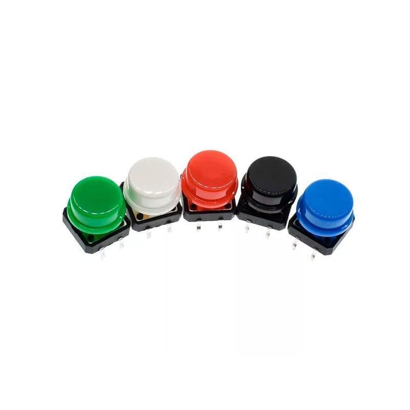 Kit 10 Boton Pulsador Grande Colores 12mmx12mm B3f-4055 - Imagen 6