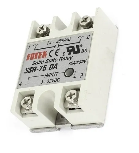 Rele De Estado Solido Ssr-75Da 75a 24-380vac Fotek - Imagen 2