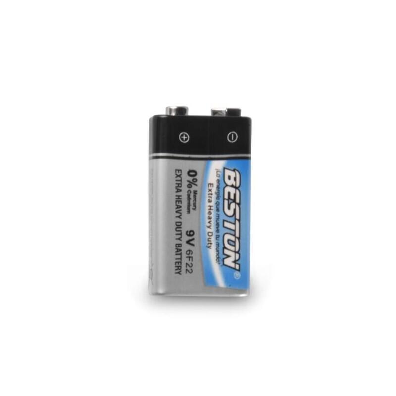 Kit 2 BATERIA 9V 6F22 CUADRADA CARBÓN BST-9V-6F22 - Imagen 4
