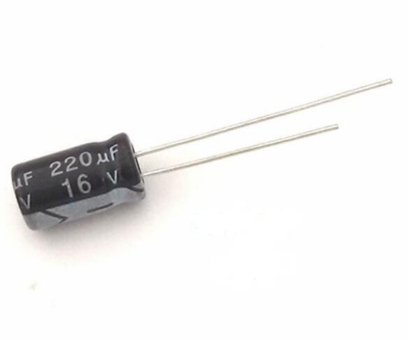 Capacitor Electrolítico De Aluminio 220uf 16v 6x11 Mm - Imagen 3