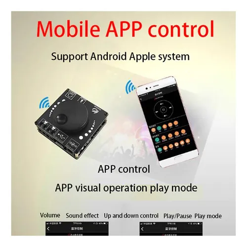 Amplificador 50w Estéreo Ap3016d Bluetooth Aux Usb 5-27v - Imagen 2