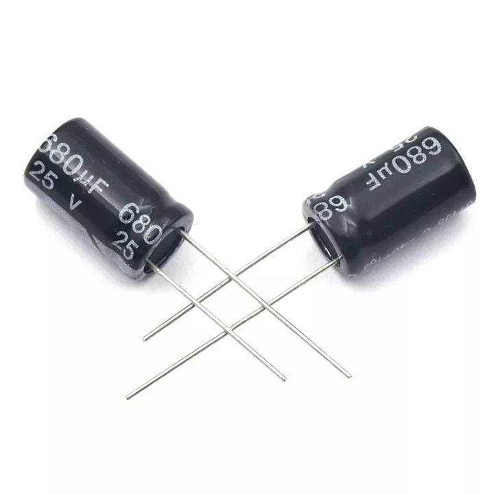 Kit 10 Capacitor Electrolítico De Aluminio 680uF 25V 10x13 mm